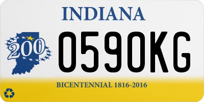IN license plate 059OKG