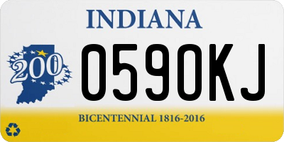 IN license plate 059OKJ