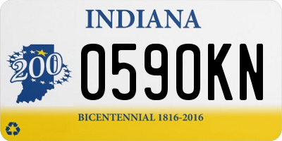 IN license plate 059OKN