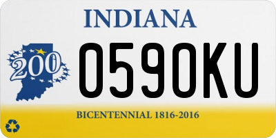 IN license plate 059OKU