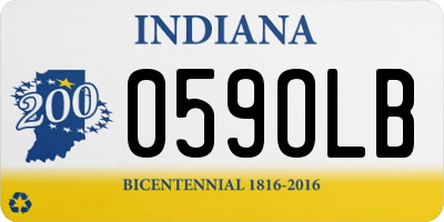 IN license plate 059OLB