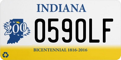 IN license plate 059OLF