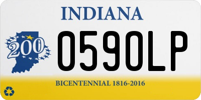 IN license plate 059OLP