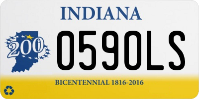 IN license plate 059OLS