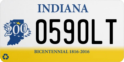 IN license plate 059OLT