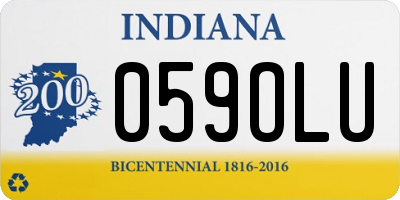 IN license plate 059OLU