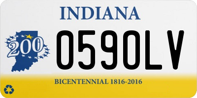 IN license plate 059OLV