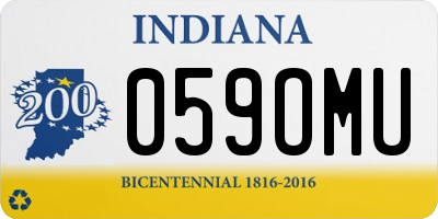 IN license plate 059OMU