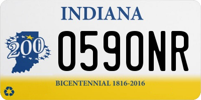 IN license plate 059ONR