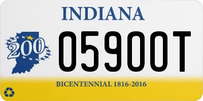 IN license plate 059OOT