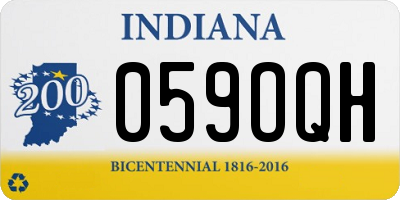 IN license plate 059OQH