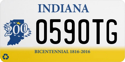 IN license plate 059OTG