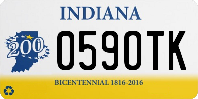 IN license plate 059OTK