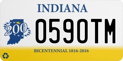 IN license plate 059OTM