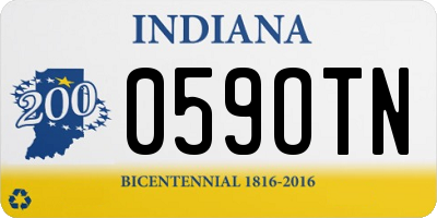 IN license plate 059OTN