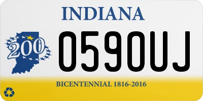 IN license plate 059OUJ