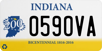 IN license plate 059OVA