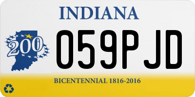 IN license plate 059PJD