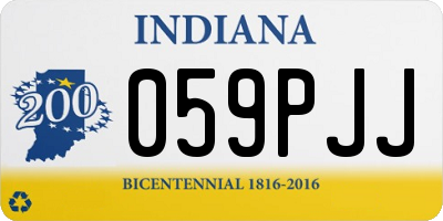 IN license plate 059PJJ
