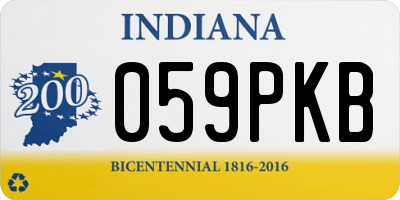 IN license plate 059PKB
