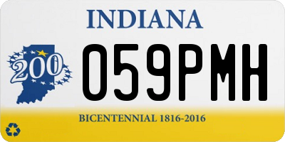 IN license plate 059PMH
