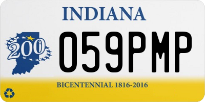 IN license plate 059PMP
