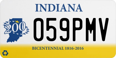 IN license plate 059PMV