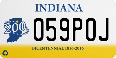 IN license plate 059POJ