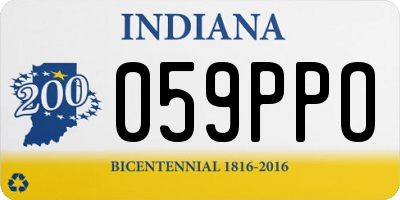 IN license plate 059PPO