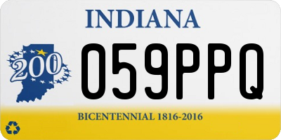 IN license plate 059PPQ