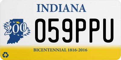 IN license plate 059PPU