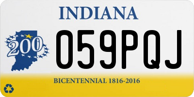 IN license plate 059PQJ