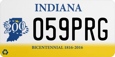 IN license plate 059PRG