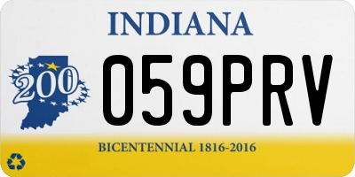 IN license plate 059PRV