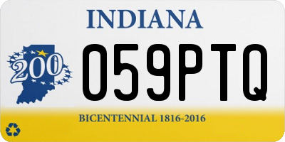 IN license plate 059PTQ
