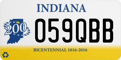 IN license plate 059QBB