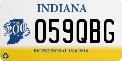 IN license plate 059QBG