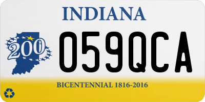 IN license plate 059QCA