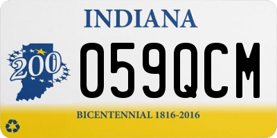 IN license plate 059QCM