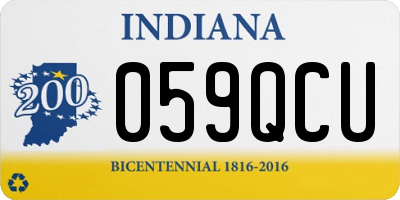IN license plate 059QCU