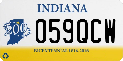 IN license plate 059QCW