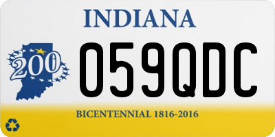 IN license plate 059QDC