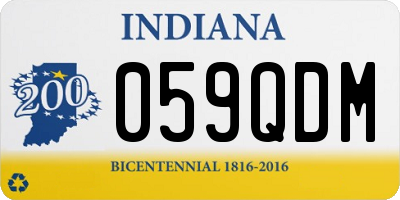 IN license plate 059QDM