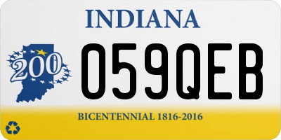 IN license plate 059QEB