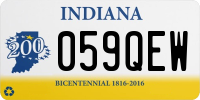 IN license plate 059QEW
