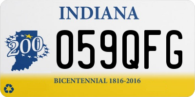 IN license plate 059QFG