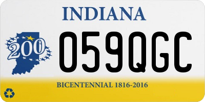 IN license plate 059QGC