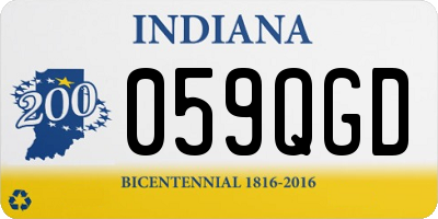 IN license plate 059QGD