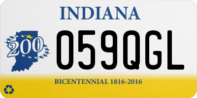 IN license plate 059QGL