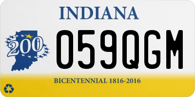 IN license plate 059QGM